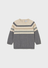 Load image into Gallery viewer, Heathered Grey Mix Knit Sweater
