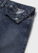 Load image into Gallery viewer, Blue Black Slim Fit Basic Jeans
