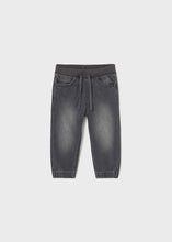 Load image into Gallery viewer, Washed Grey Pull On Jogger Pant
