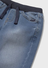 Load image into Gallery viewer, Medium Wash Pull On Jogger Denim
