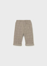 Load image into Gallery viewer, Taupe Stitch Plaid Trousers
