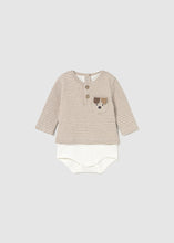 Load image into Gallery viewer, Puppy Stripe Onesie Long Sleeve
