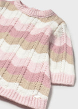 Load image into Gallery viewer, Pink Chevron Sweater Dress
