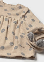 Load image into Gallery viewer, Sketchy Polka Dots Dress &amp; Headband Set
