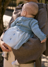 Load image into Gallery viewer, Winter Blue Tulle Knit Dress

