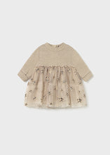 Load image into Gallery viewer, Cheetah Stars Tulle Knit Dress
