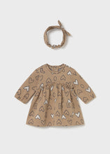 Load image into Gallery viewer, Toffee Love Dress &amp; Headband Set
