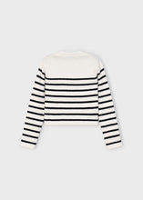 Load image into Gallery viewer, Black Stripe Knit Top
