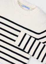 Load image into Gallery viewer, Black Stripe Knit Top
