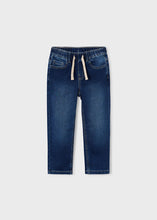 Load image into Gallery viewer, Dark Wash Straight Leg Pull On Denim
