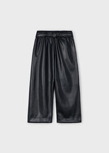 Load image into Gallery viewer, Faux Leather Wide Leg Belted Pant

