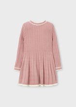 Load image into Gallery viewer, Rosy Pink/Cream Knit Dress
