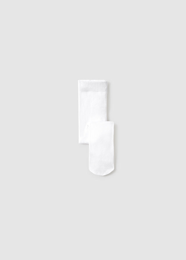 White Baby Girl Tights