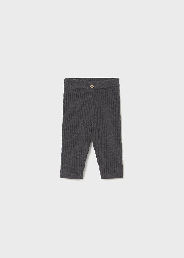Charcoal Rib Baby Legging