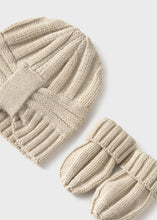 Load image into Gallery viewer, Latte Knit Hat and Mitten Set

