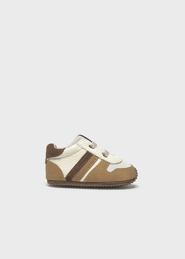 Brown Mix Baby Boy Sneaker