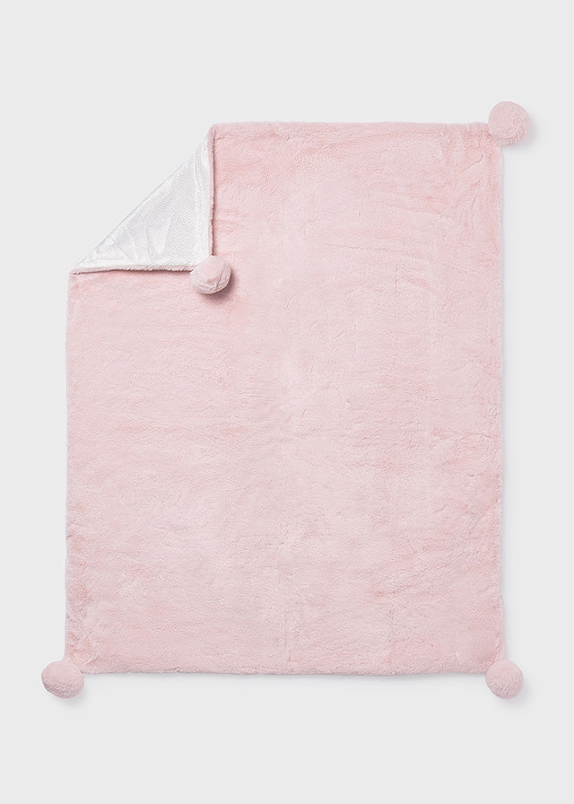 Pink Pom Blanket