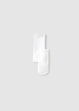 Load image into Gallery viewer, White Baby Cotton Blend Tights
