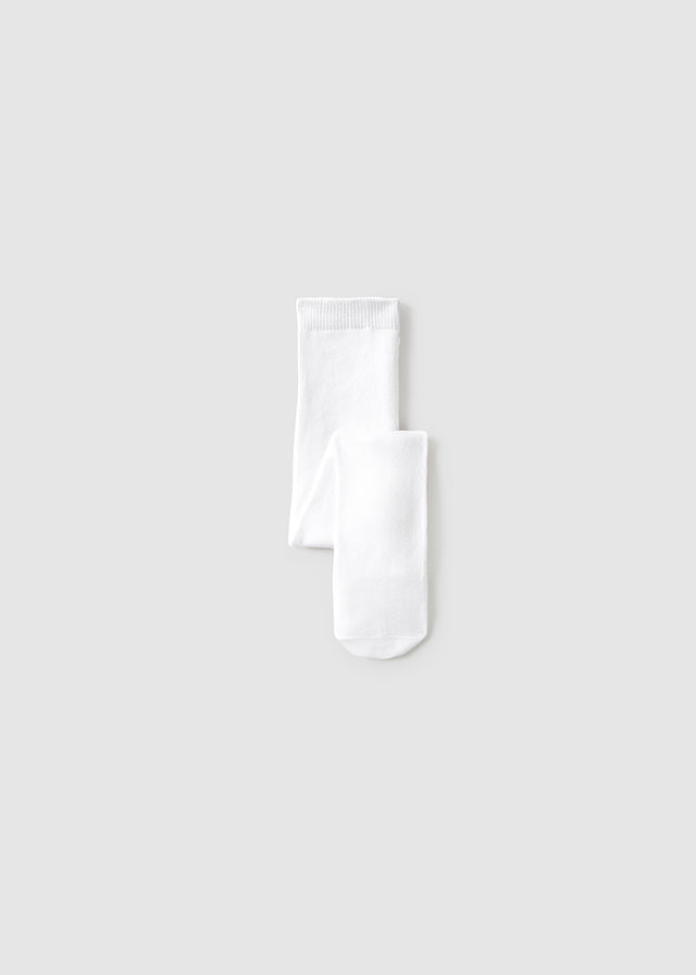 White Baby Cotton Blend Tights