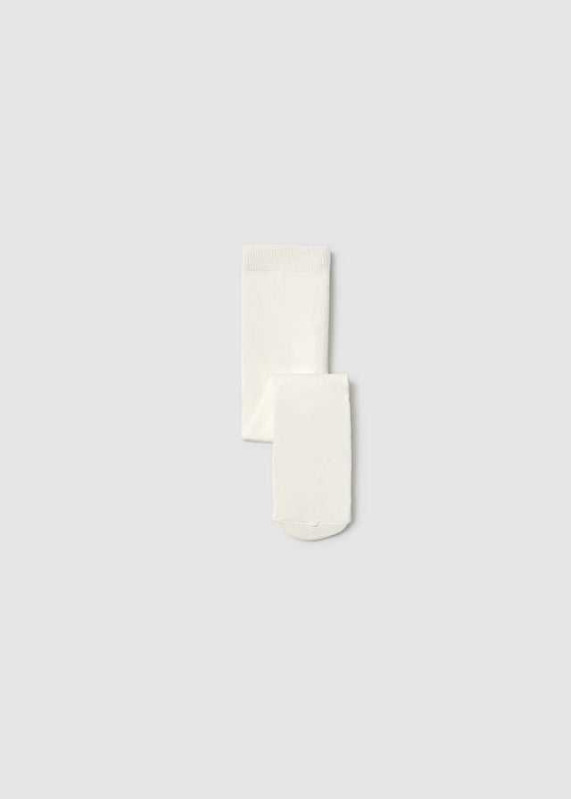 Cream Baby Cotton Blend Tights