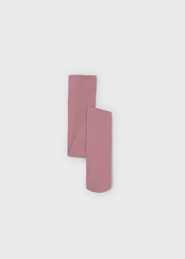 Pink Nylon Basic Tights
