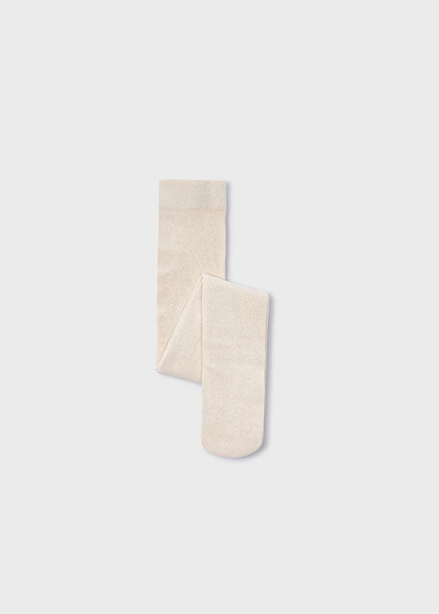 Vanilla Cotton Blend Tights