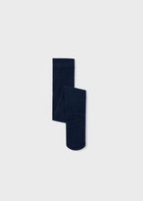 Load image into Gallery viewer, Navy Cotton Blend Tights
