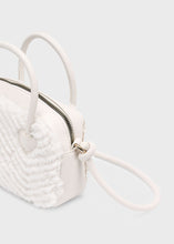 Load image into Gallery viewer, Cream Fuzzy Faux Leather Purse
