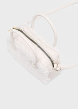 Load image into Gallery viewer, Cream Fuzzy Faux Leather Purse
