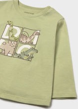 Load image into Gallery viewer, Sage Dino Long Sleeve Top
