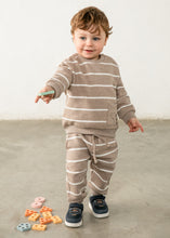 Load image into Gallery viewer, Sand Stripe Dino Jog Set
