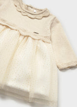 Load image into Gallery viewer, Champagne Shimmer Tulle Dress
