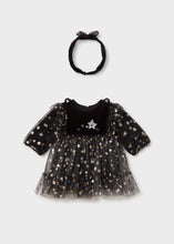 Load image into Gallery viewer, Halloween Kitty Star Dress &amp; Headband Set
