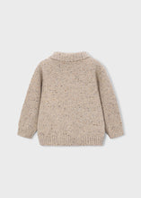 Load image into Gallery viewer, Taupe Collared Dressy Knit Jacket
