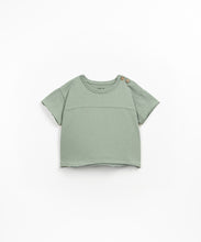 Load image into Gallery viewer, Sage Short Sleeve Raw Edge Tee
