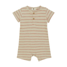 Load image into Gallery viewer, Brick Stripe Shortie Romper
