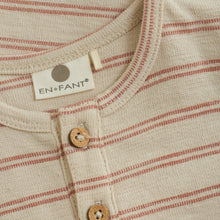 Load image into Gallery viewer, Brick Stripe Shortie Romper
