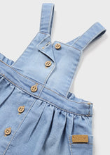 Load image into Gallery viewer, Denim Overall Dress &amp; Tee Set
