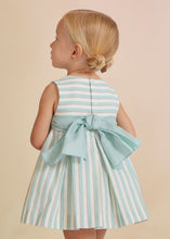 Load image into Gallery viewer, Sage Stripe Linen Dress
