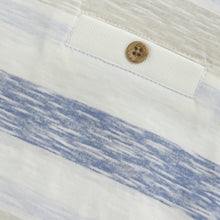 Load image into Gallery viewer, Blue Ocean Stripe Tee
