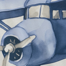 Load image into Gallery viewer, Blue Airplane Graphic Tee
