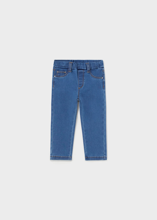 Medium Wash Skinny Fit Baby Girl Denim
