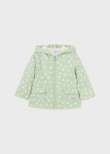 Load image into Gallery viewer, Mint Daisy Rain Jacket
