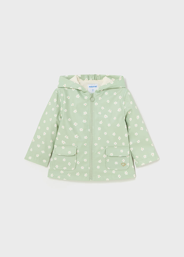 Mint Daisy Rain Jacket