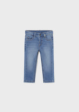 Load image into Gallery viewer, Medium Wash Slim Fit Straight Leg Denim Pant
