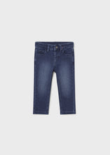 Load image into Gallery viewer, Dark Wash Slim Fit Straight Leg Denim Pant
