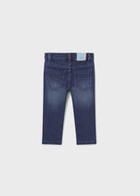 Load image into Gallery viewer, Dark Wash Slim Fit Straight Leg Denim Pant
