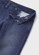 Load image into Gallery viewer, Dark Wash Slim Fit Straight Leg Denim Pant
