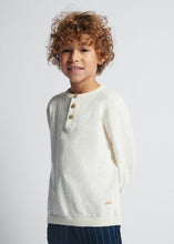 Load image into Gallery viewer, Cream Lightweight Knit Sweater
