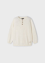 Load image into Gallery viewer, Cream Lightweight Knit Sweater
